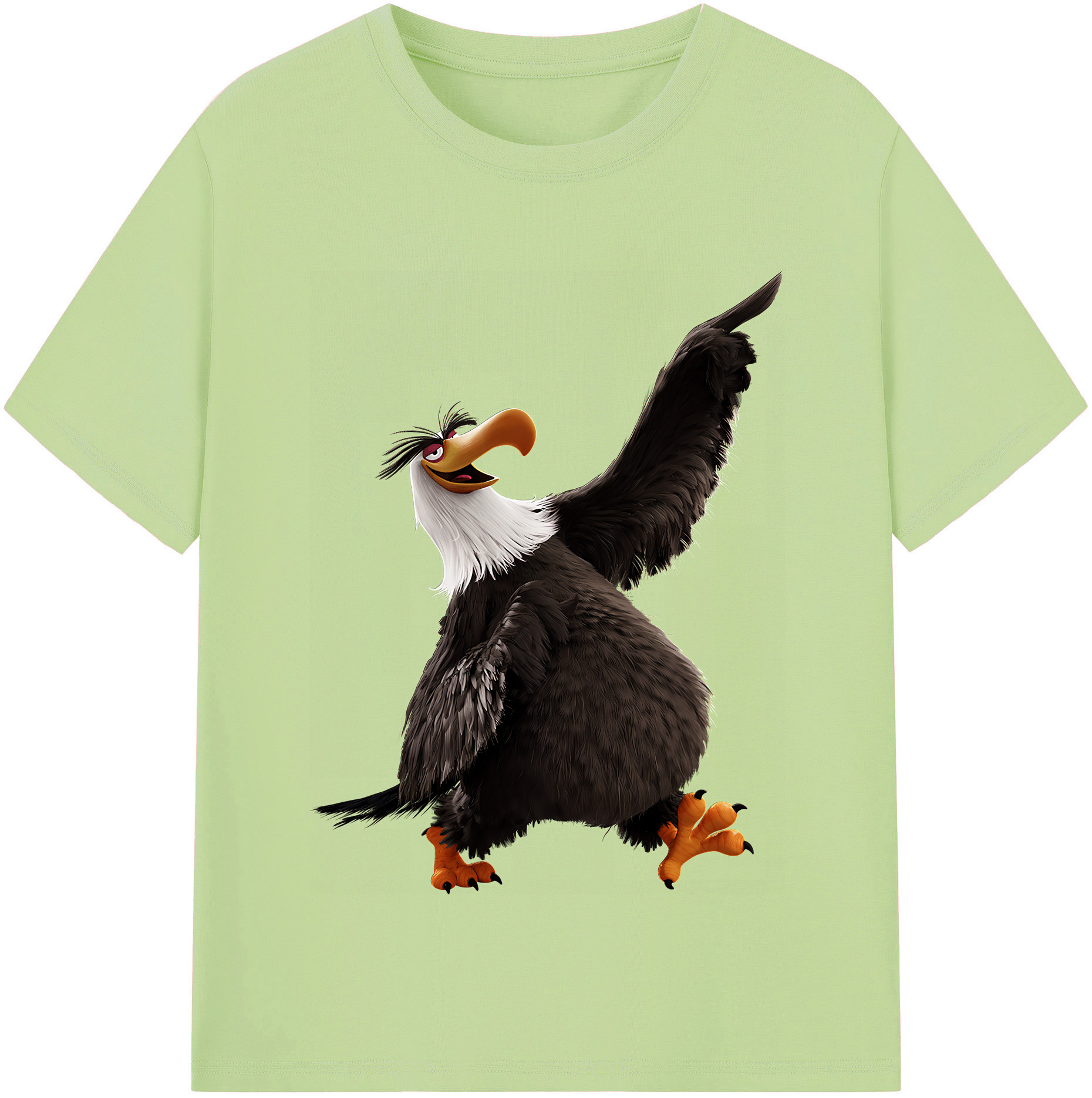 （画像用） Angry Birds アングリーバード 綿100％半袖Tシャツ（フロントプリント）